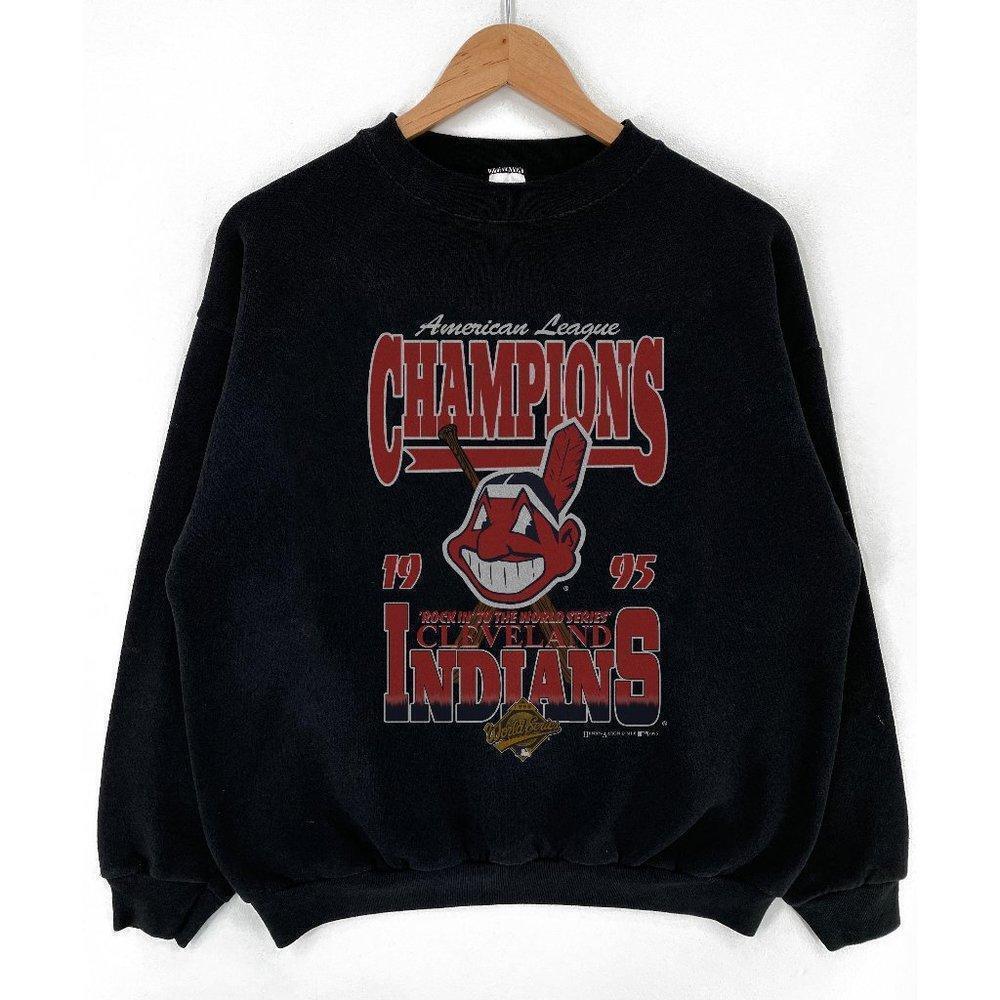Cleveland Indians 1995 World Series Baseball Fan Sweatshirt